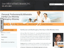Tablet Screenshot of desmoines-lawyer.com